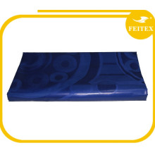 Nouvelle Qualité Africaine Bazin Feitex Populaire Bleu Royal Couleur Guinée Tissu Brocade Super Damassé Riche